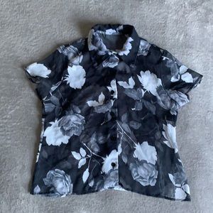 90s Anxiety button up shirt